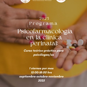 Psicofarmacología en la clínica perinatal: Curso teórico-práctico para psicólogas/os